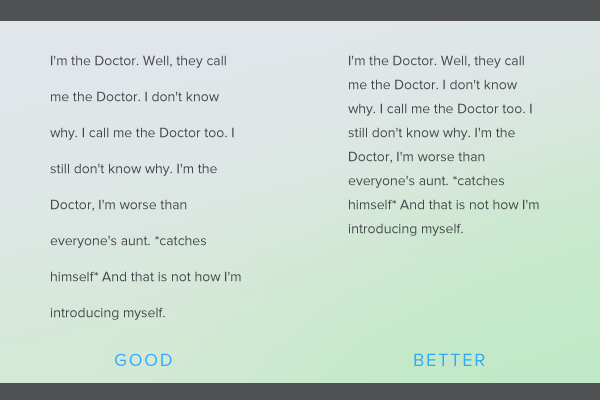 Relationship between measure and line height
